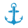 A decorative anchor graphic used on MarineFab USA's website.
