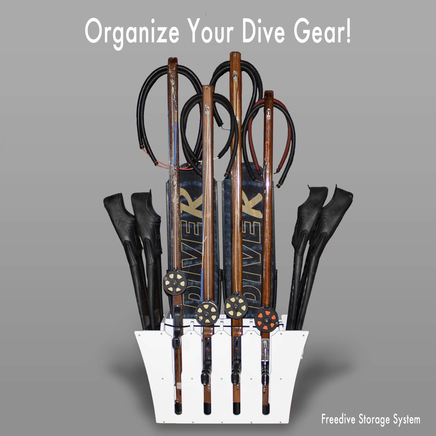 dive gear storage Freediving Spearo Storage System Yes