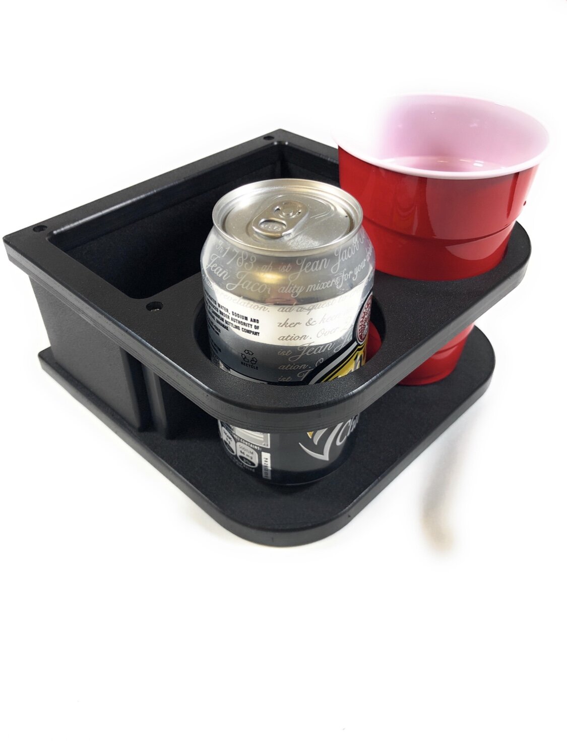 Double Cup Holder with a Helm Organizer